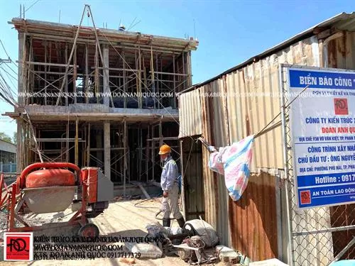 Công ty TNHH Kiến trúc Xây dựng Đoàn Anh Quốc - Thi công trọn gói nhà phố tại Phú Hài Phan Thiết - Đoàn Anh Quốc